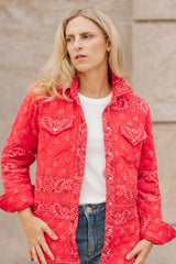 Bandana Quilted Shacket
