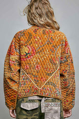 Quilted Velvet Jacket