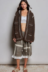 Aurora Hooded Cardigan