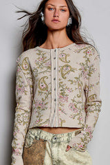Floral Cardigan