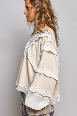 Ruffle Sleeve Top