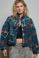 Quilted Velvet Jacket
