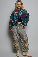 Quilted Velvet Jacket