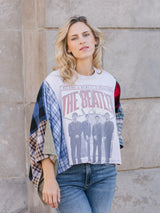 Flannel Band Tee