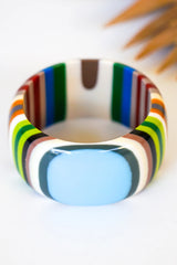 Market Stripe Bangle Bracelet