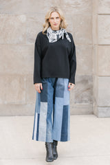 Teona Crop Pant Patchwork O/S