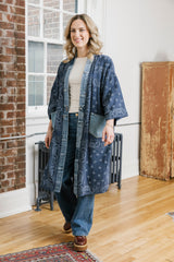 Bandana Long Cardigan