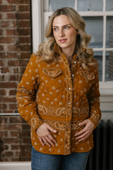Bandana Quilted Shacket