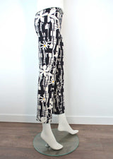 Graphic Daisy Tulip Hem Pant