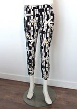 Graphic Daisy Tulip Hem Pant