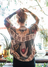 Friendship Love and Truth Cropped Kimono