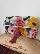 Ikat Clutch Bag