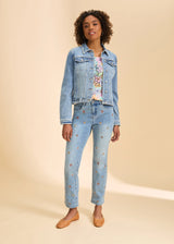 Embroidered Denim Jacket