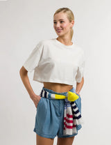 Multi Banded Stripe Scarf