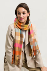 Check Plaid Cashmink Scarf