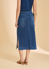 Pull-On Skirt with Slits