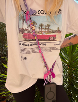 Pink and Purple Phone Cord