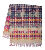 Distressed Houndstooth Throw