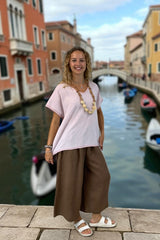 Sara Simple V-Neck Top