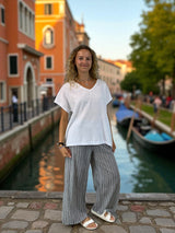 Sara Simple V-Neck Top