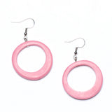 Resin Simple Hoop Earring