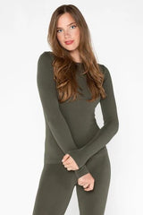 Bamboo Long Sleeve Crew Neck