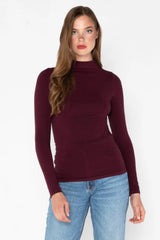 Bamboo Mock Neck Top