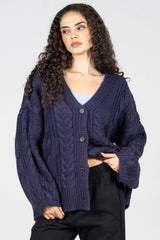 Coziest Chunky Cable Knit Cardigan