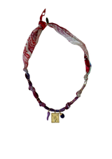 Cosmic Vibes Tarot and Purple Horn Necklace