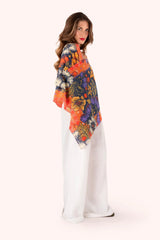 Trailing Floral Scarf