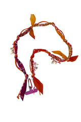 Orange and Magenta Phone Cord