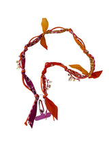 Orange and Magenta Phone Cord