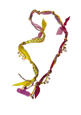 Pink and Yellow Phone Cord