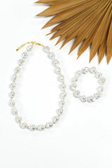 Tidefall Shell Pearl Necklace