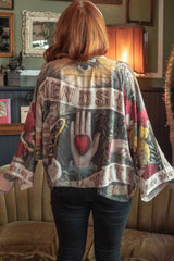 Friendship Love and Truth Cropped Kimono