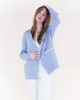 Relaxed Contrast Boyfriend Cardigan