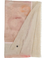 Painted Circles Patchwork Scarf