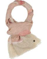 Painted Circles Patchwork Scarf