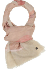 Painted Circles Patchwork Scarf