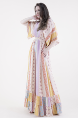 Floral Stripe Jumpsuit