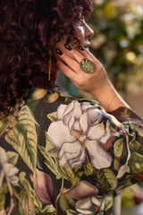 Fleur De Lune Crop Kimono