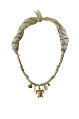 Golden Fluo Nude Turtle Necklace