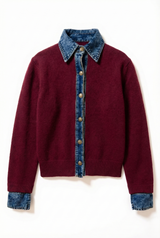 The Denim Button-up Cardigan