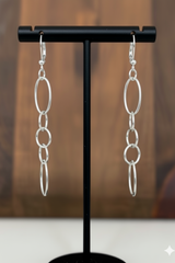 Delilah "Fun Flirty" Earrings - Silver