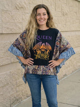 Ruffle Banded Pullover