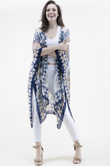 Paisley Floral Print Kimono