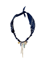 Hydra Island Ultramarine Pearl Fish Necklace