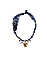 Hydra Island Ultramarine Turtle Necklace