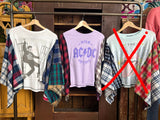 Flannel Band Tee
