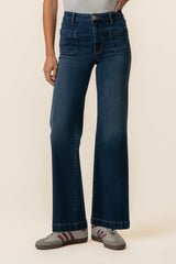 Meg HR Wide Leg w/ Patch Pockets